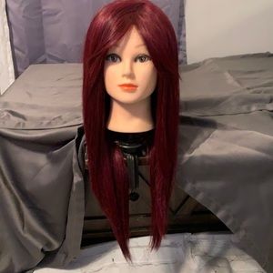 Lacefront red wig